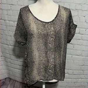 Luca Couture - snakeskin blouse - L